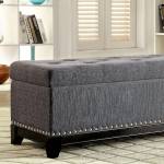 RANDI STORAGE OTTOMAN GRAY CM-BN6272GY